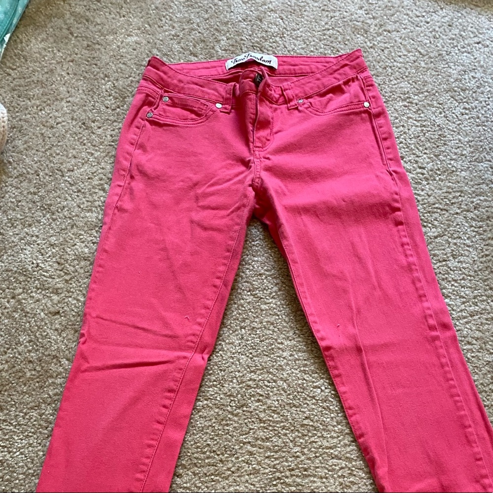 Pink jeans